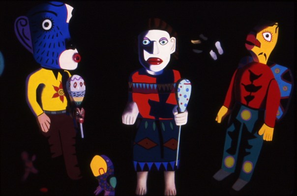 "False Friends," 50” x 70,” one of Cheryll and John's pastel paintings