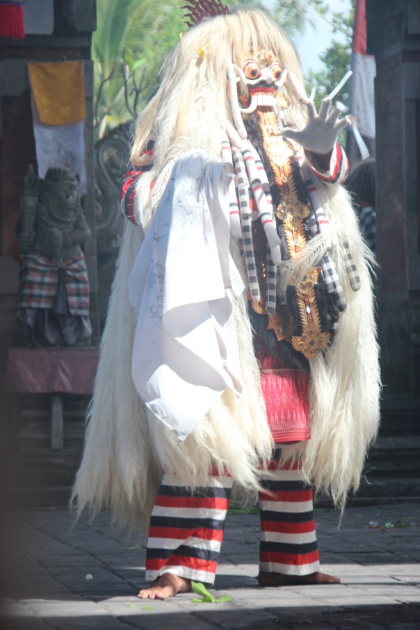 Barong dancer in Batabulan Village Barong dancer in Batabulan Village