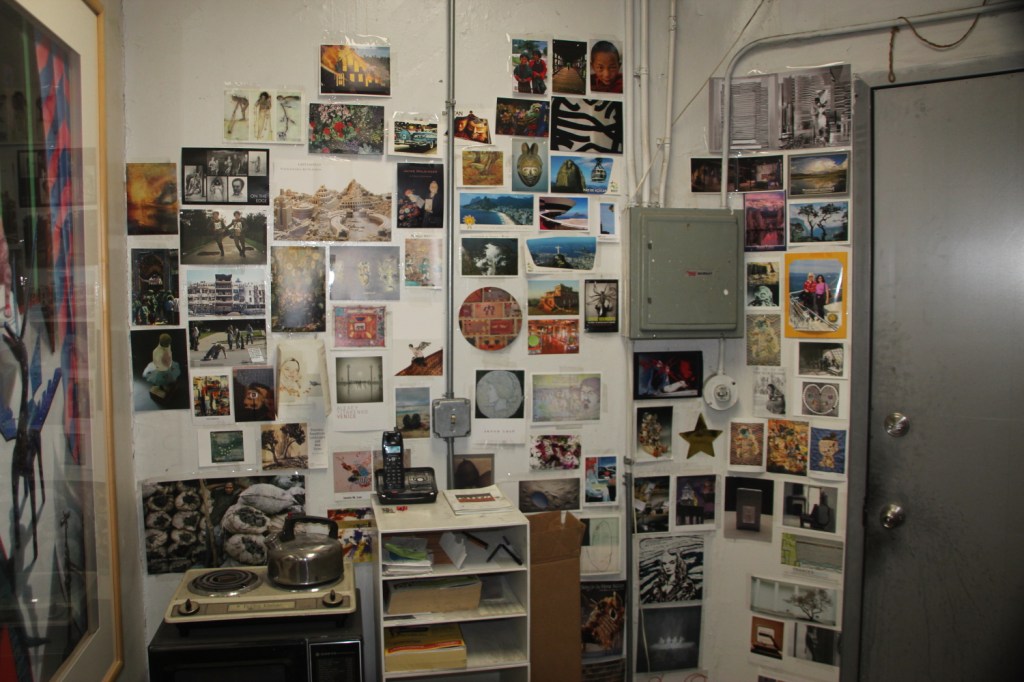 Entrance to Barbara's studio Entrance to Barbara's studio