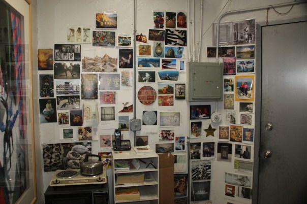 Entrance to Barbara's studio Entrance to Barbara's studio