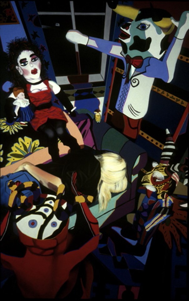 "No Cure for Insomnia," soft pastel on sandpaper "No Cure for Insomnia," soft pastel on sandpaper