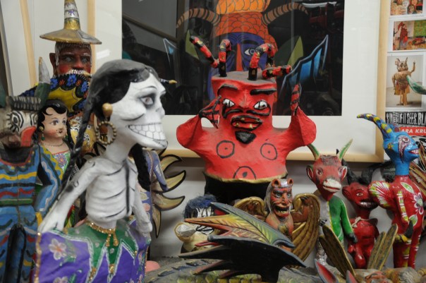 A corner of Barbara's studio