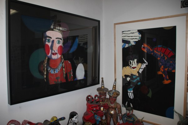 A corner of the studio