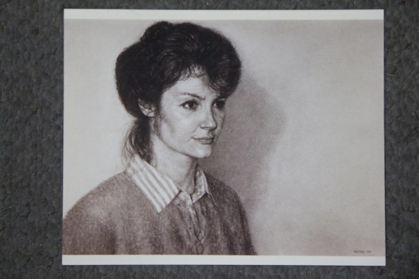 "Krystyn," charcoal, 22" x 30", 1989