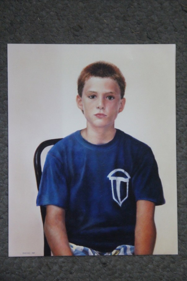 "Jules," soft pastel on sandpaper, 28" x 22", 1989