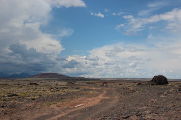 Road to Roden Crater in Arizona