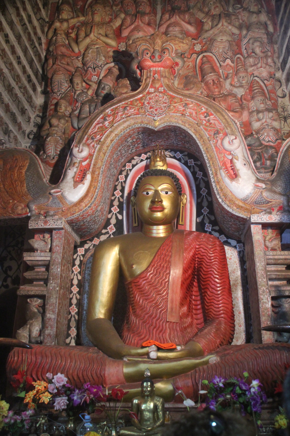 Cave temple at Natha Devale, Sri Lanka