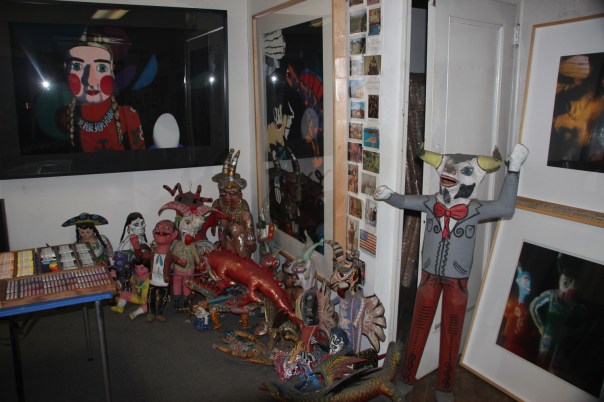 A corner of the studio