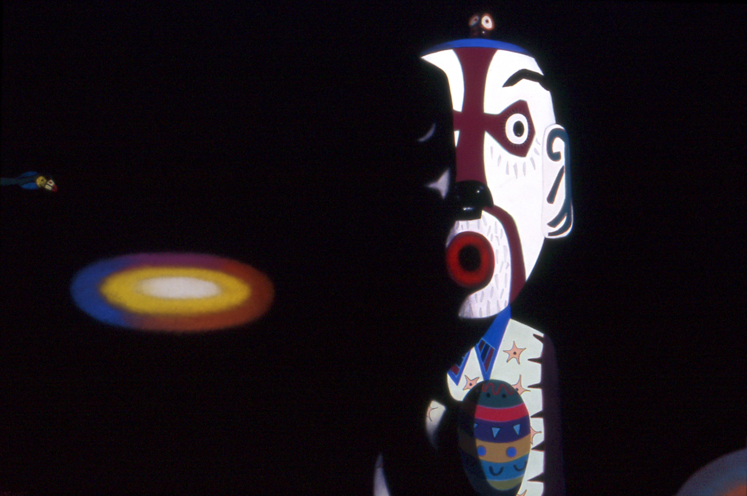 "Poker Face," soft pastel on sandpaper, 38" x 58"