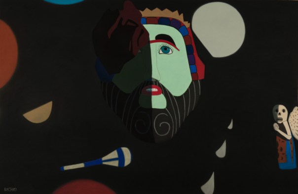 "Blind Faith," 38" x 58," soft pastel on sandpaper