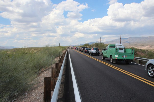 Road delay, Arizona