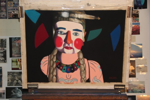 "The Storyteller," nearly finished