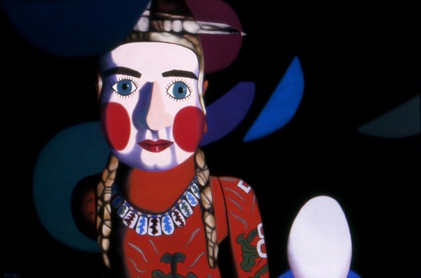 "Epiphany," 38" x 58," soft pastel on sandpaper, 2012