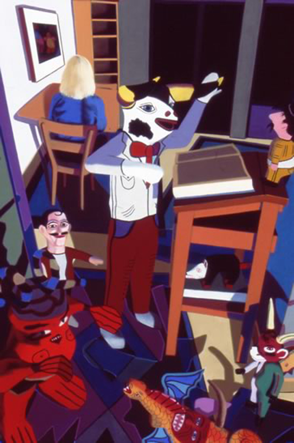 "A Promise, Meant to be Broken," soft pastel on sandpaper, 58" x 38"