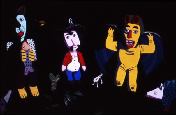 "Big Wow," soft pastel on sandpaper, 38" x 58"