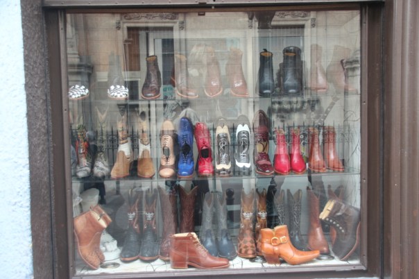 Lima bootery (with self-portrait)