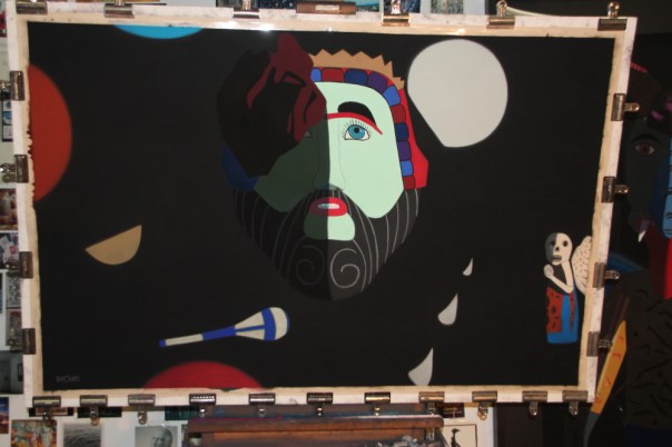 Finished and signed (lower left)