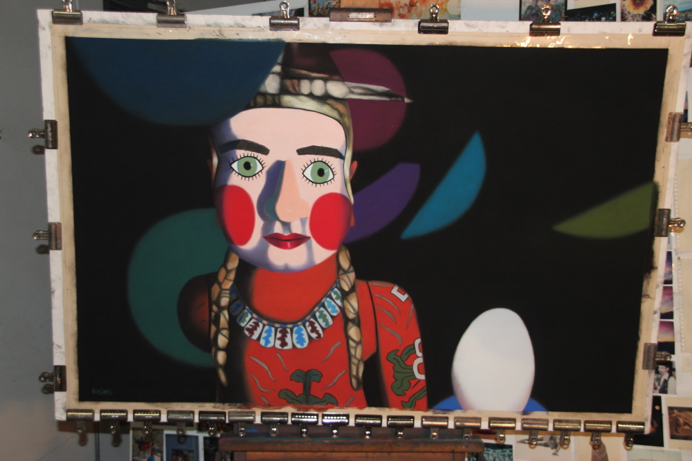 Finished, signed lower left