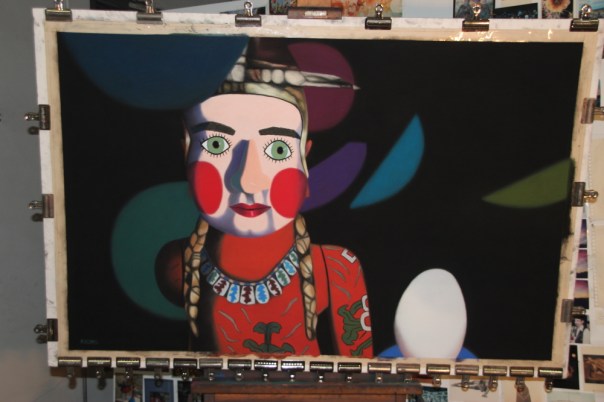 Finished, signed lower left