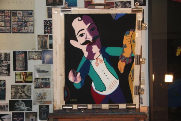 "A Long Goodbye," soft pastel on sandpaper, 26" x 20"