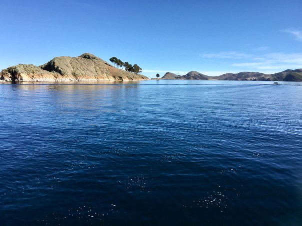 In Bolivia on Lake Titicaca
