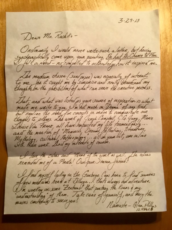 Letter from a fan