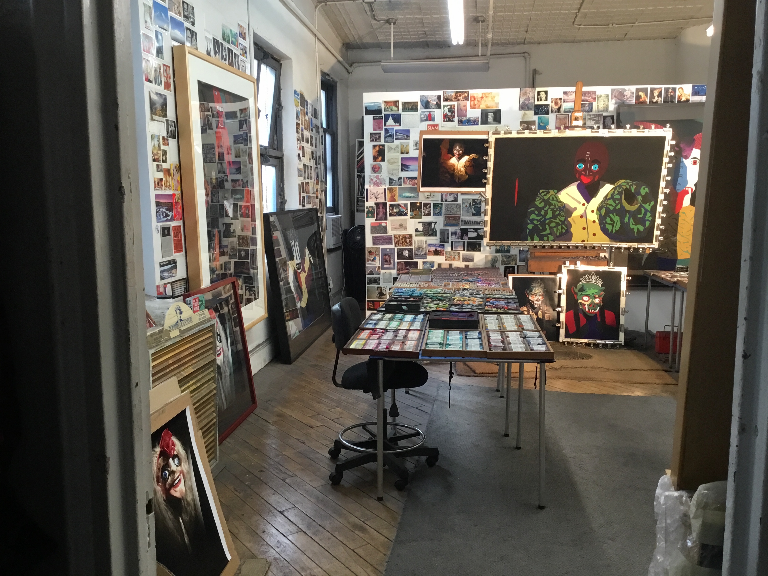 Entering Barbara’s studio