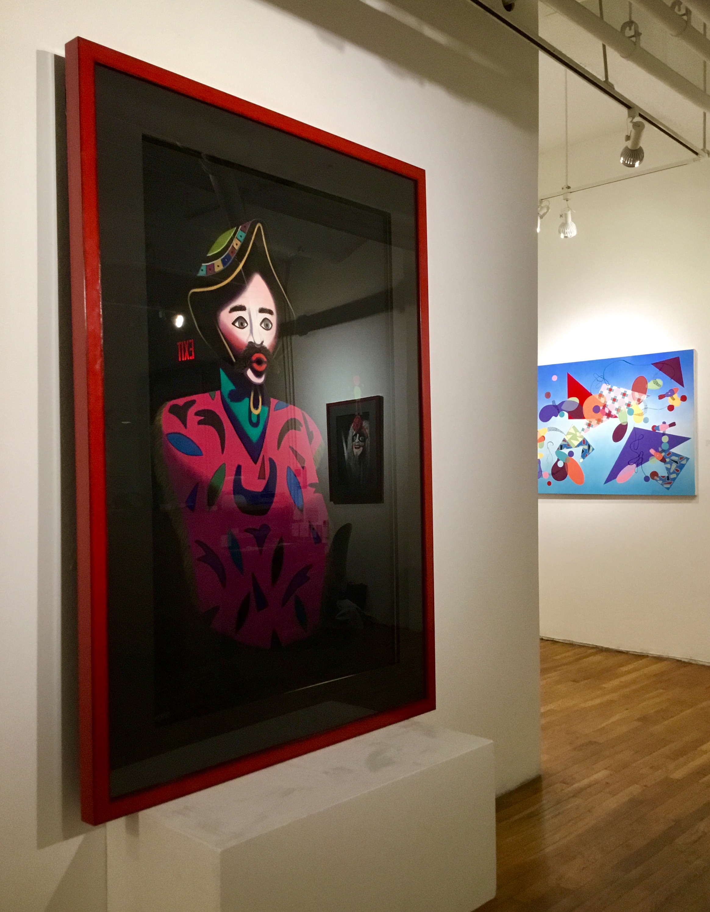 “Prophecy,” on view in “Worlds Seen & Unseen” at Westbeth Gallery, NYC