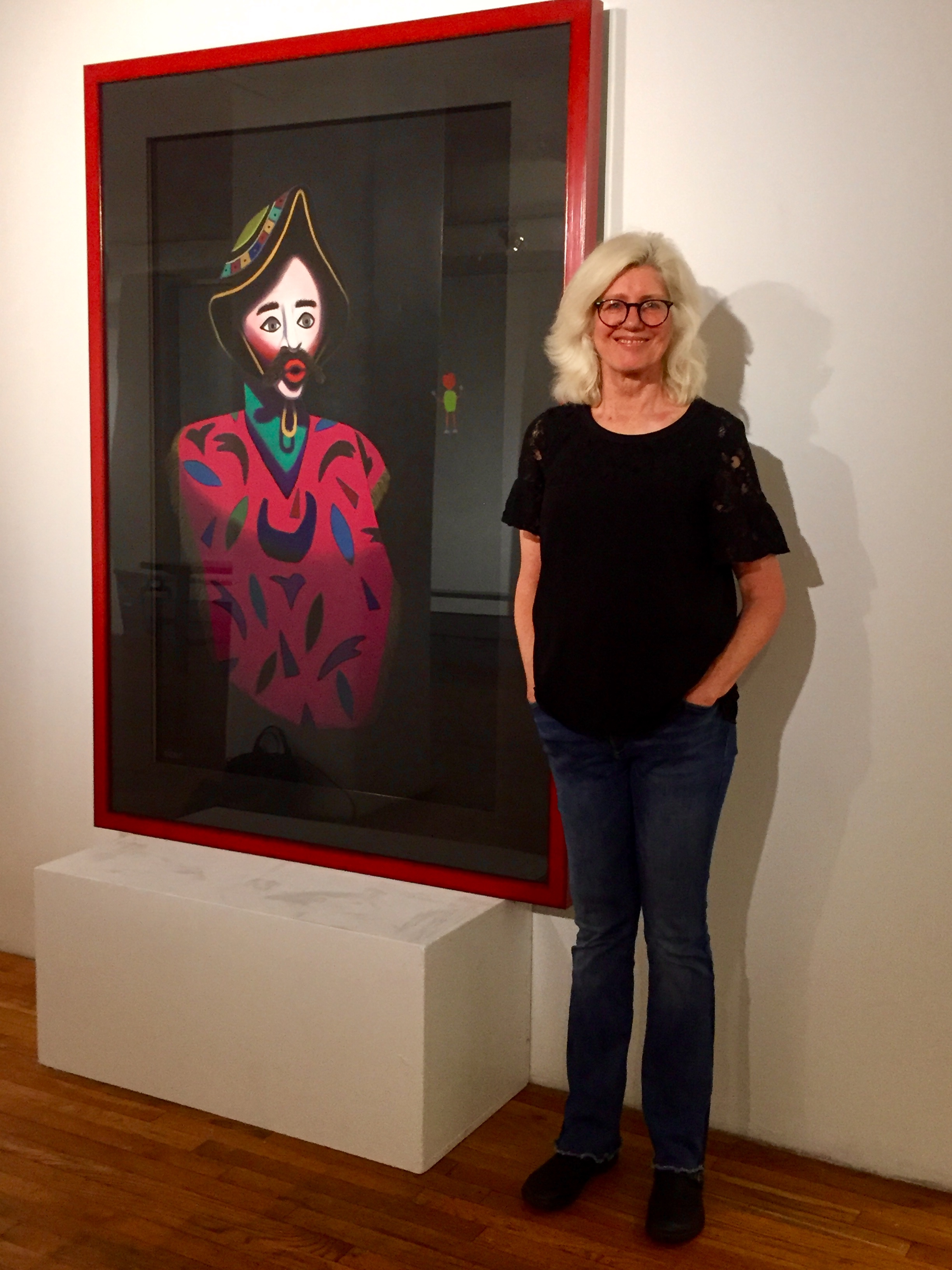 With “Prophecy,” 70” x 50,” at Westbeth Gallery