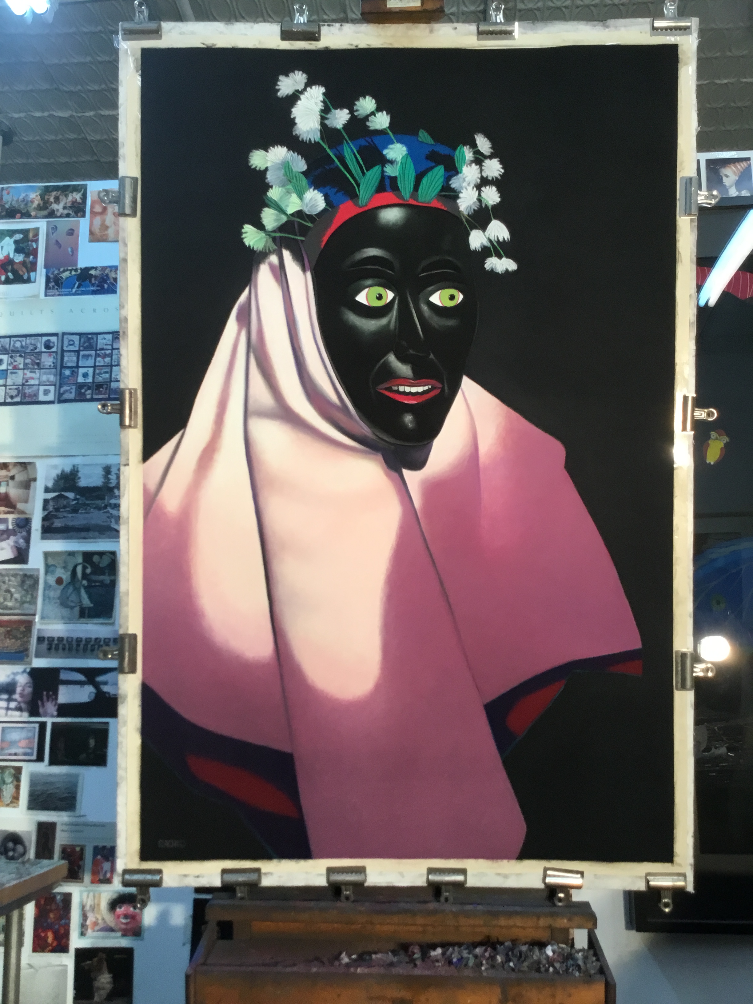 Finished, signed lower left