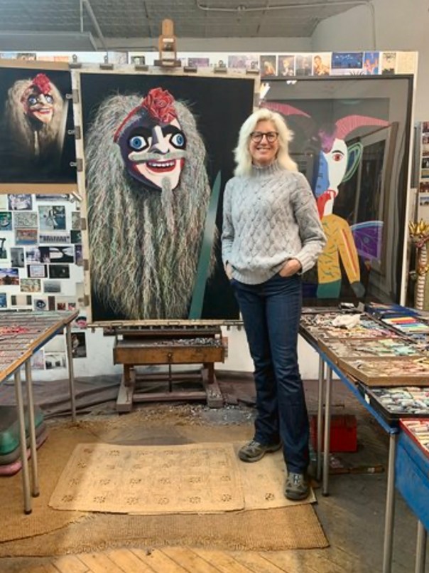 In the studio. Photo: Izzy Nova