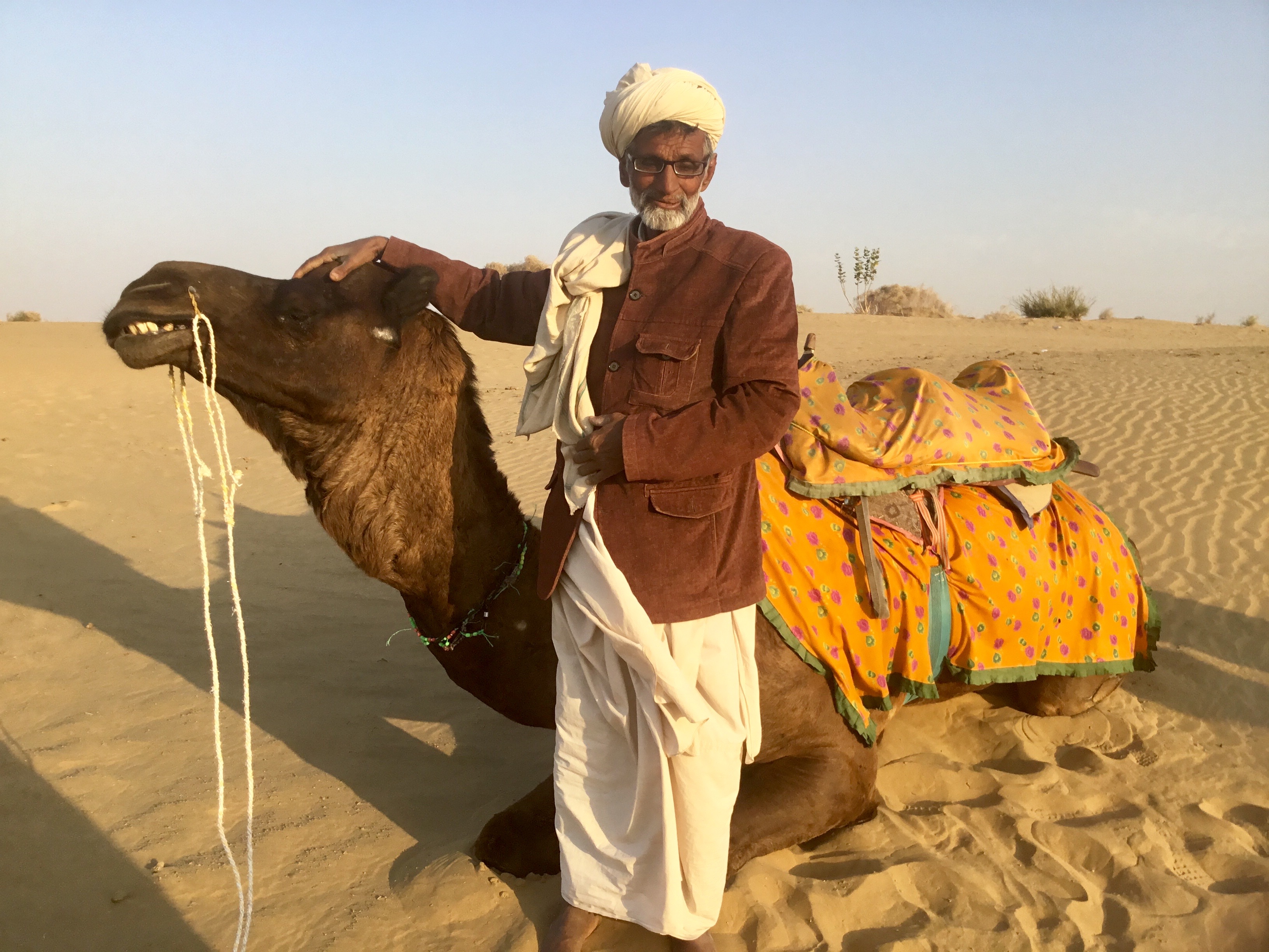 Carlos the camel saying, “Cheese,” Thar Desert, Rajasthan, India