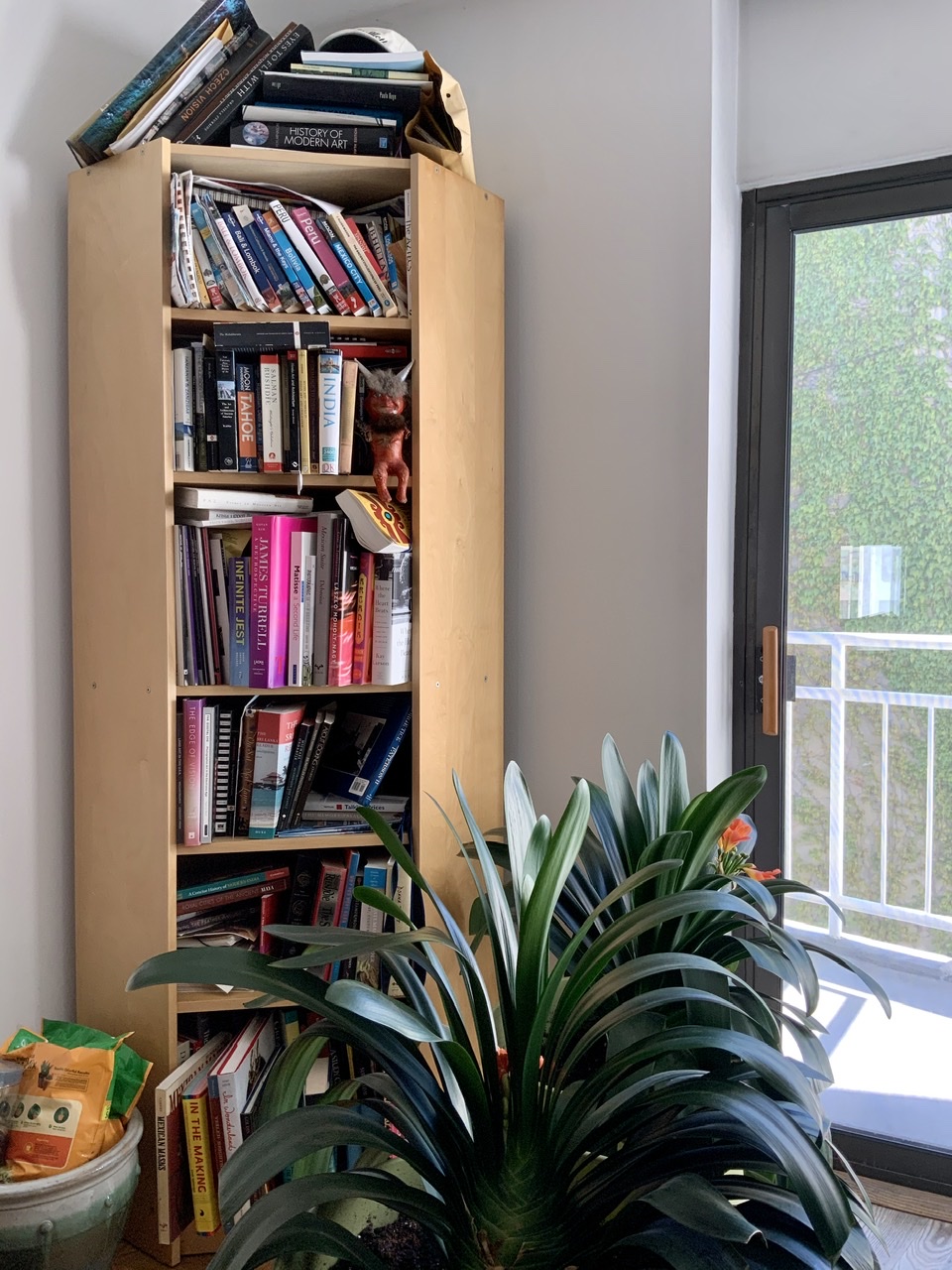 A corner of Barbara’s West Village apartment