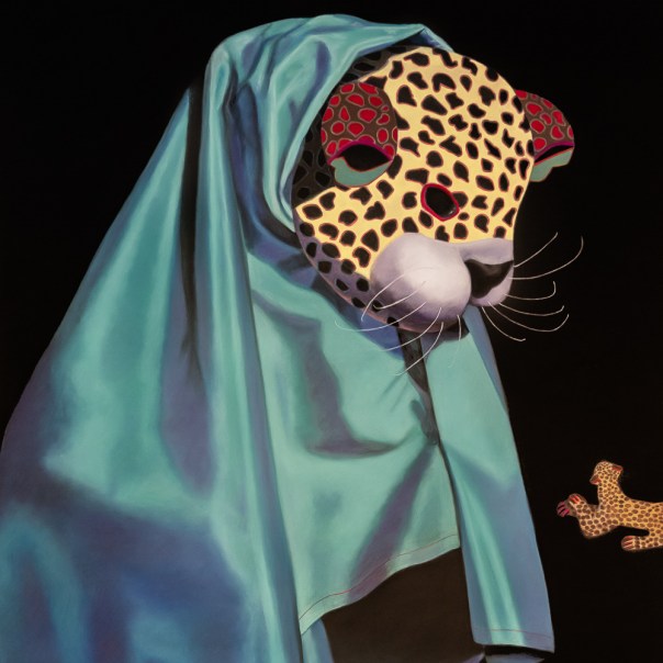 “Wise One,” soft pastel on sandpaper, 58” x 38” image, 70” x 50” framed