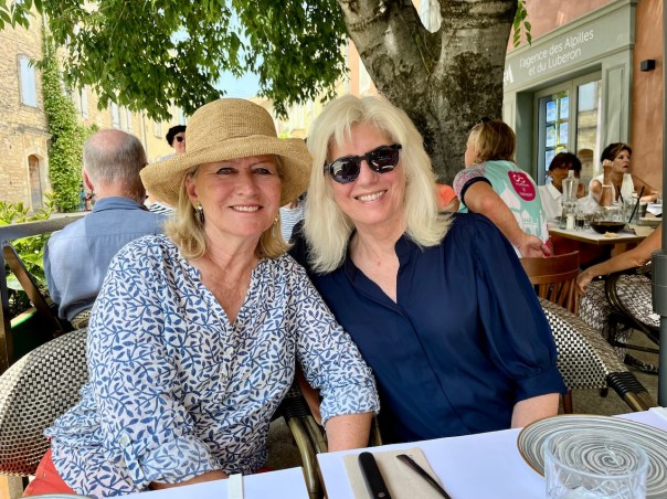 With Patricia in Murs, Provence. Photo: Christine Marchal
